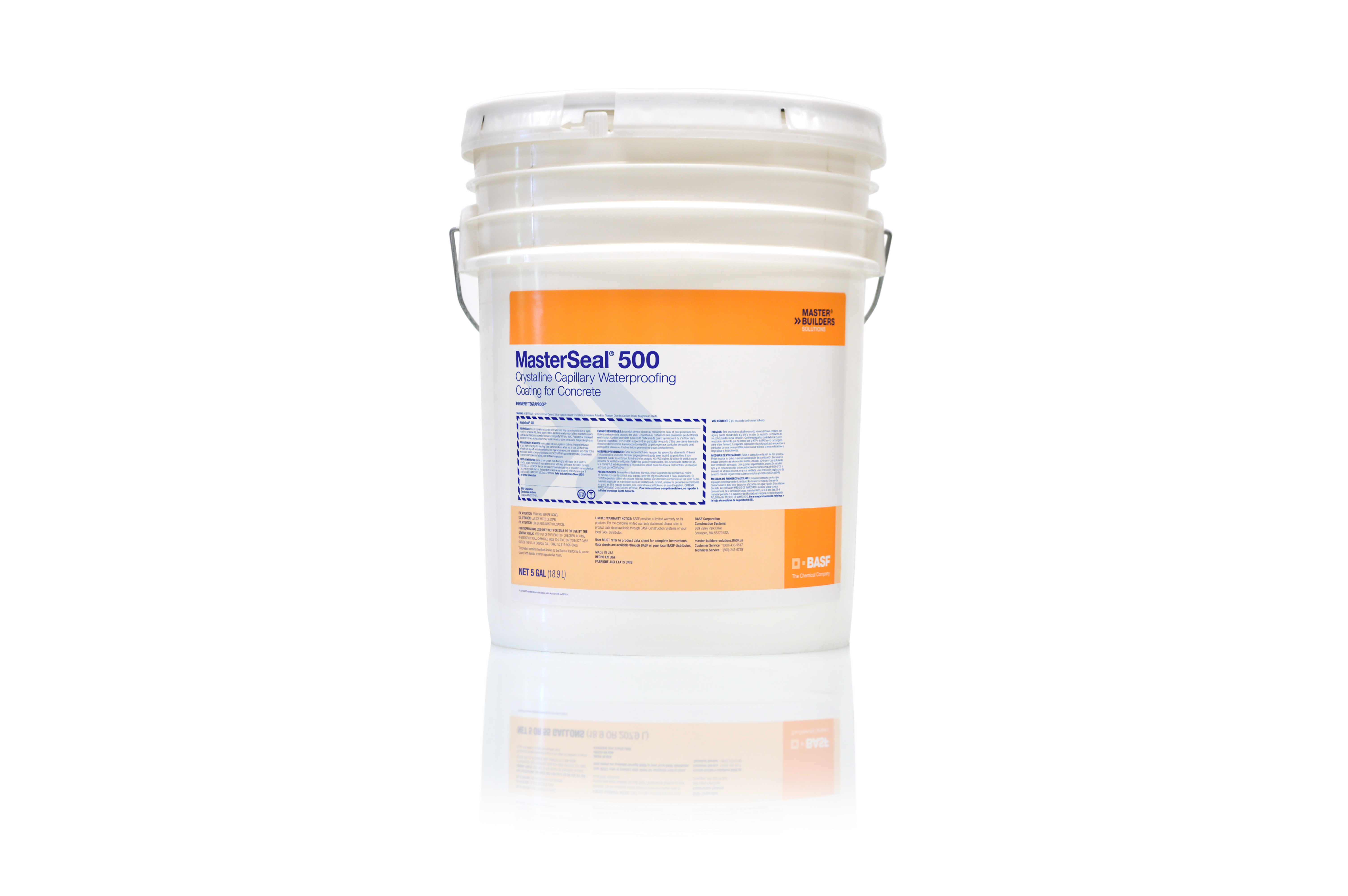 MasterSeal 500, crystalline, capillary, waterproofing, coating, concrete, interior, exterior, block foundations, masonry, basf, triko supply, triko, supply