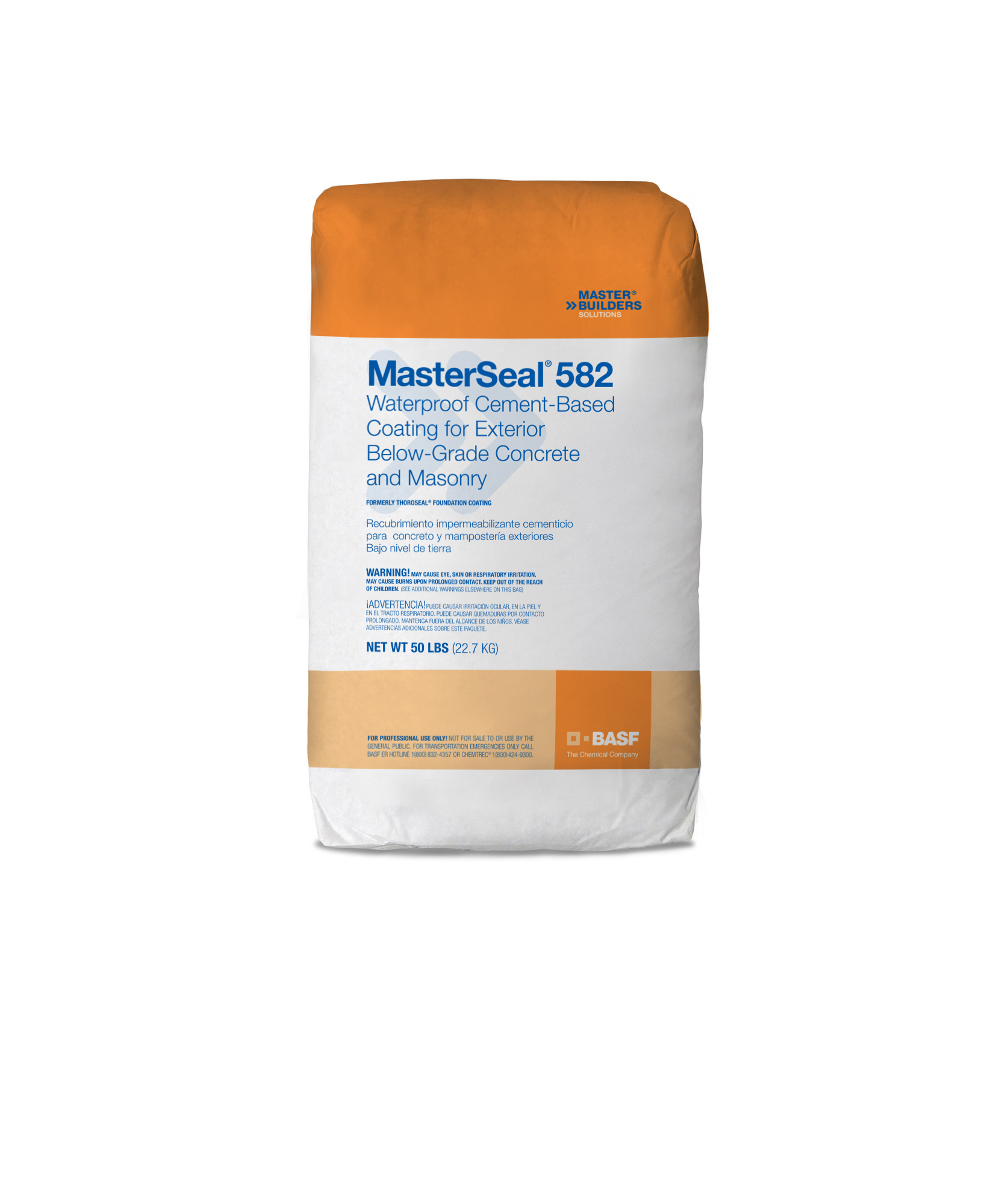 MasterSeal 582, waterproof, cement-based, coating, exterior, below-grade, concrete, masonry, basf, triko supply, triko, supply