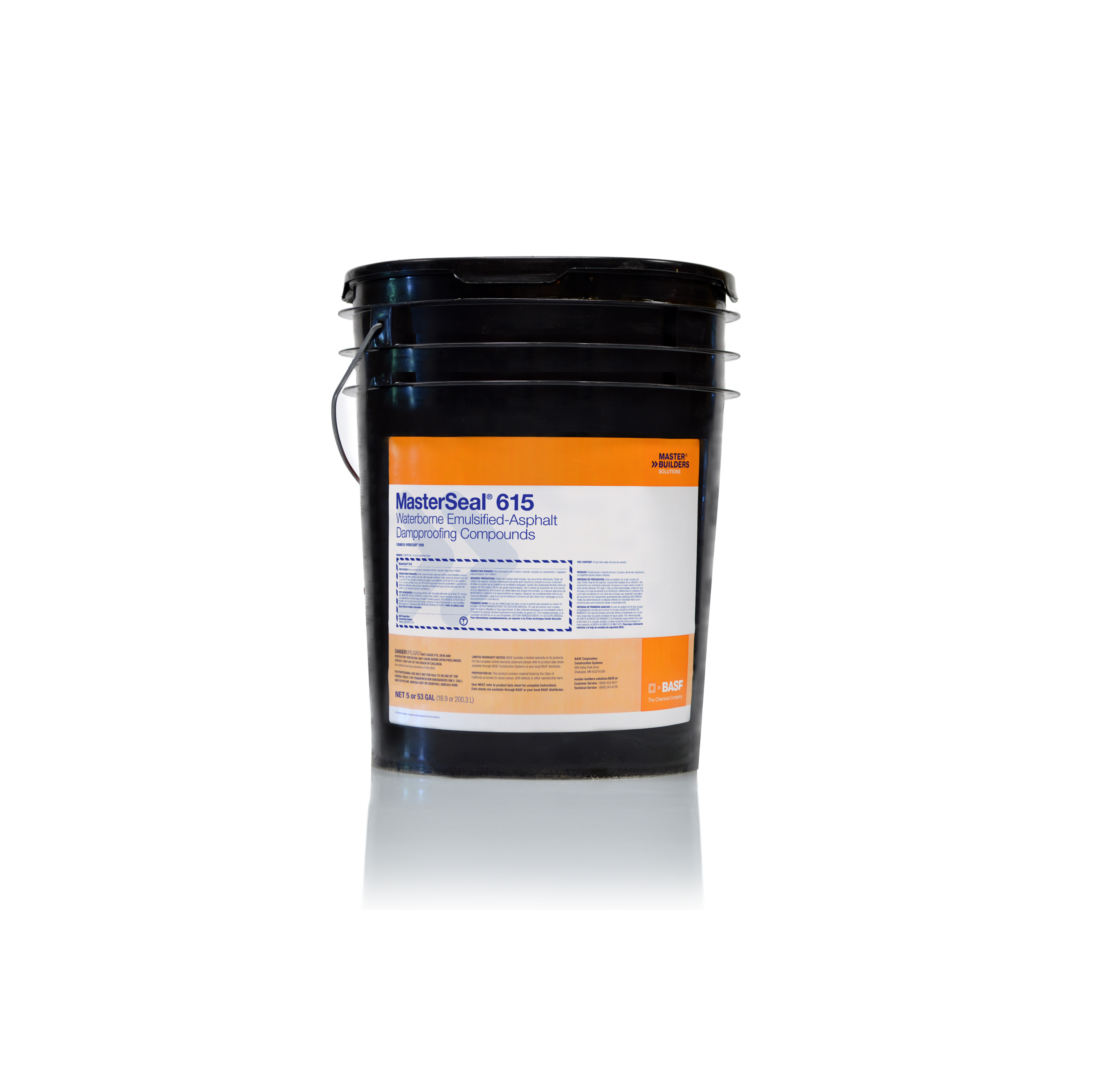MaterSeal 615, waterborne, emulsified asphalt, damp-proofing compounds, triko supply, triko, supply, basf