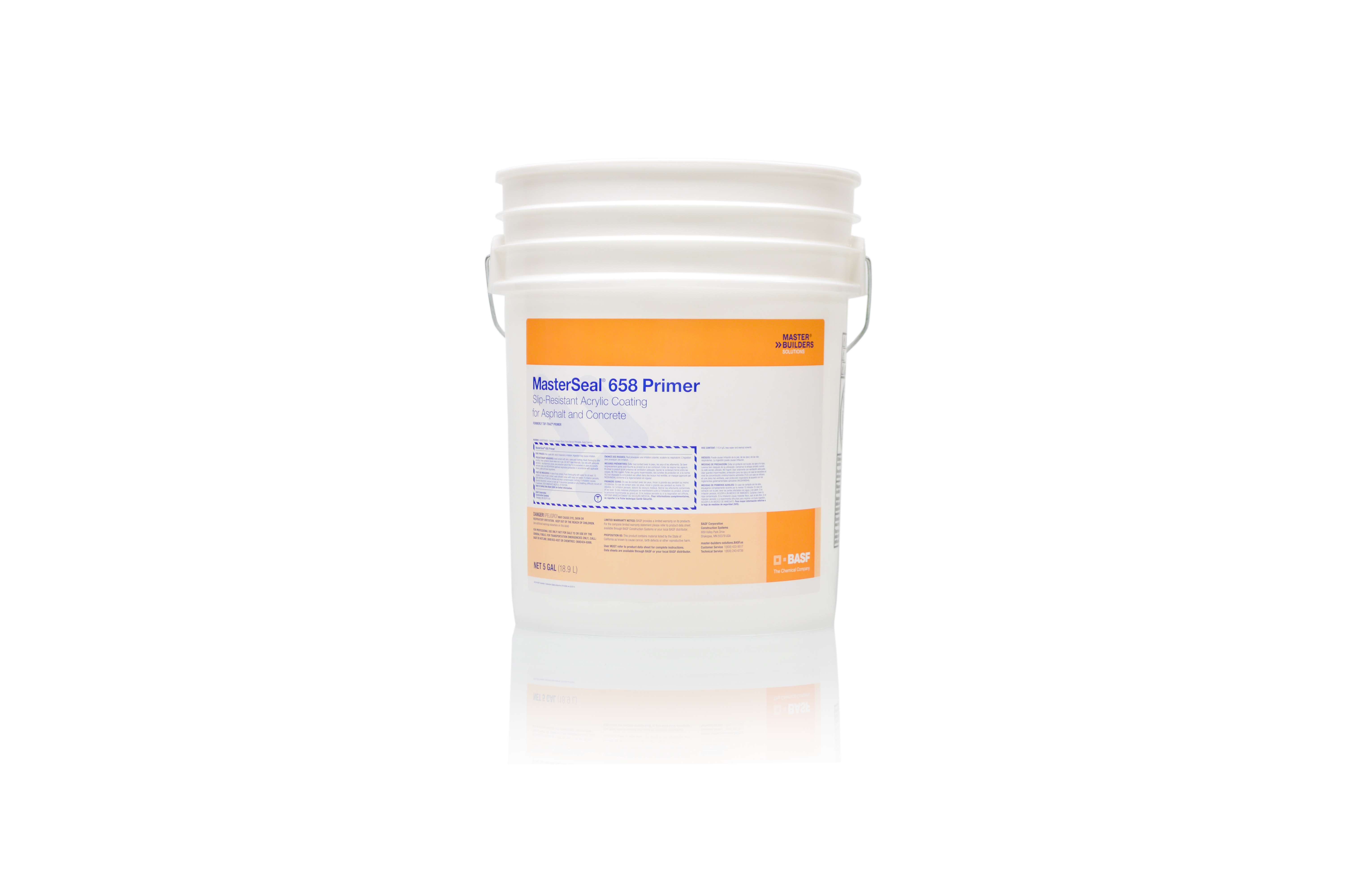 MasterSeal 658 Primer, acrylic coating, slip resistant, coating, asphalt, concrete, line striping, basf, triko supply, triko, supply