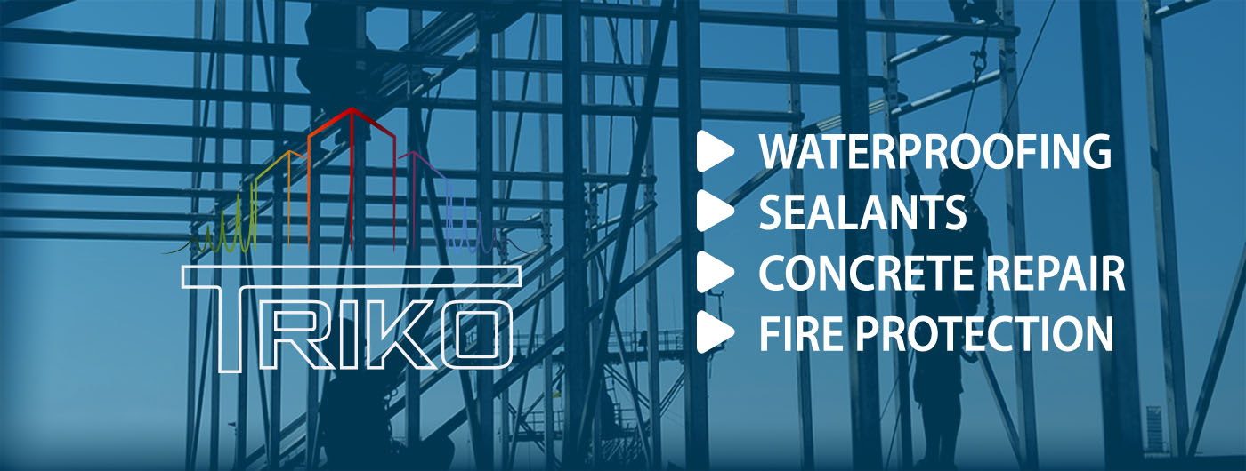 triko supply, triko, supply, sealants, backer rod, concrete repair, protection, traffic coatings, fire protection, waterproofing, restoration products