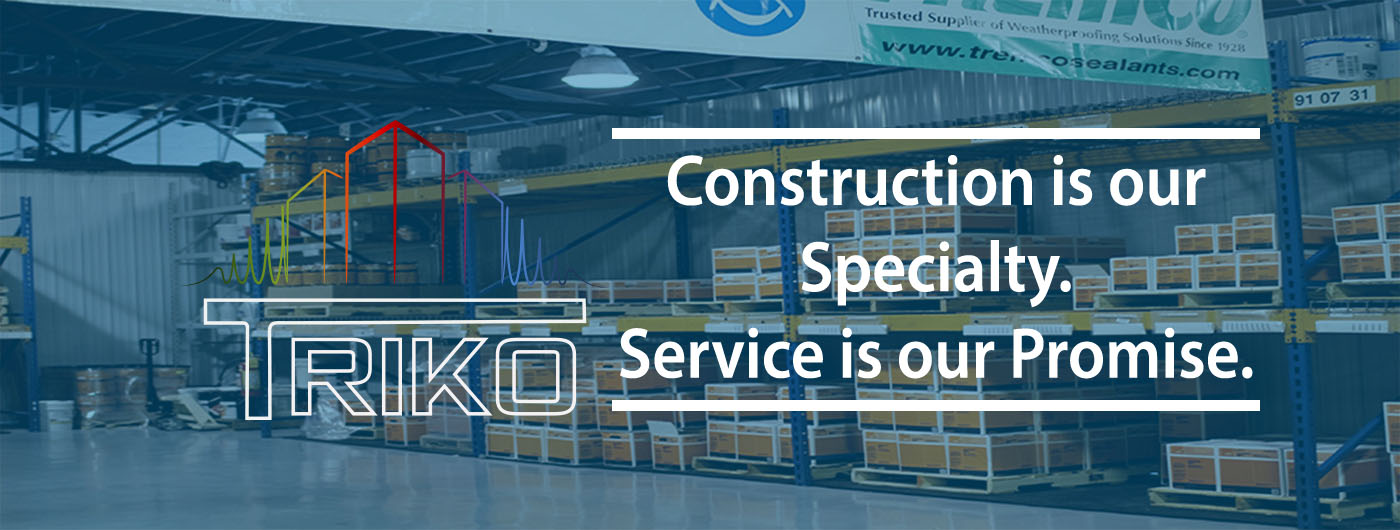 triko slider slogan, triko supply, triko, supply, sealants, backer rod, concrete repair, protection, traffic coatings, fire protection, waterproofing, restoration products