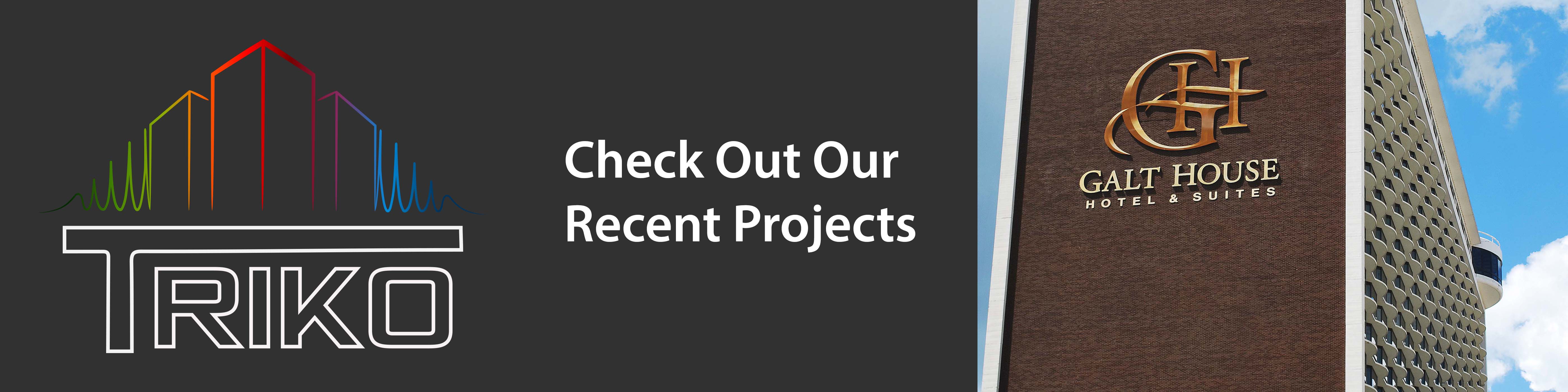 triko recent projects, triko supply, triko, supply, sealants, backer rod, concrete repair, protection, traffic coatings, fire protection, waterproofing, restoration products